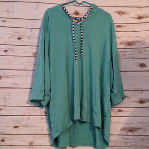 EUC Belle By Kim Gravel French Terry Pullover - Size 5X